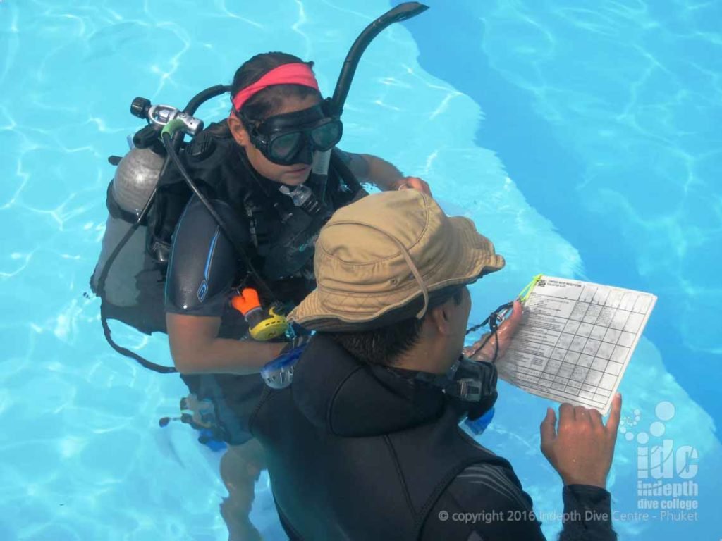 padi open water diver final exam
