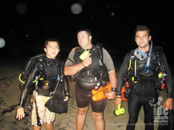 PADI Night Diver Specialty Diver Course with Indepth Phuket