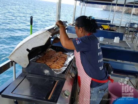 Awesome BBQ on Indepth Dive Centre Phuket Scuba Diving Trip Boat 7