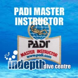 Join us at Indepth Dive Centre for help on achieving your PADI Master Instructor Rating