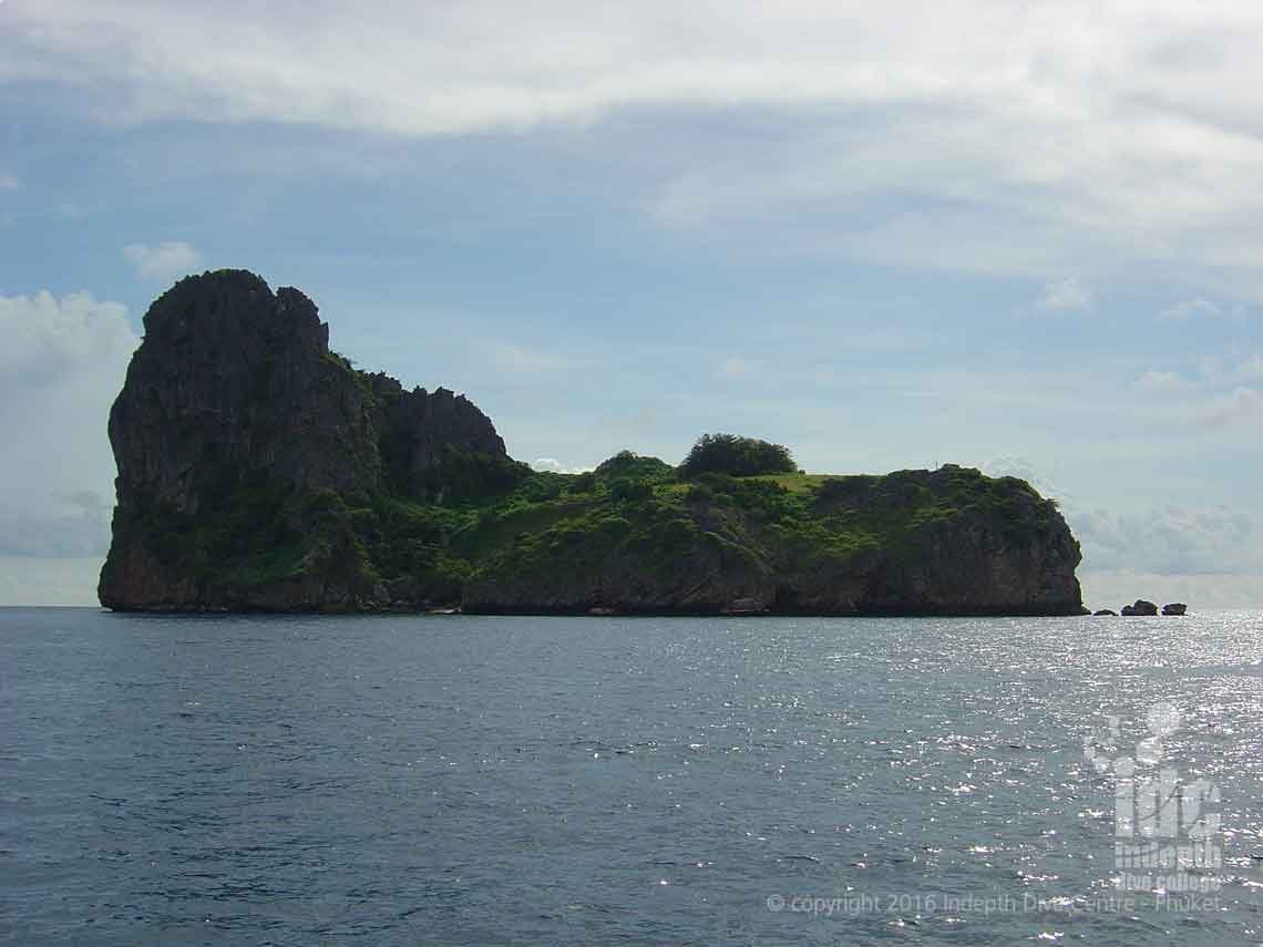 Ko Haa Neua is best dived by South Andaman Liveaboard from Phuket Thailand