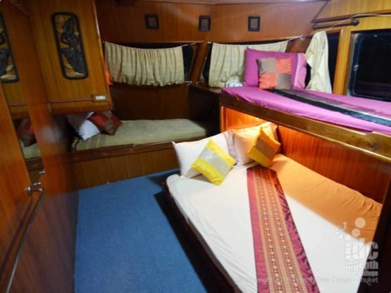 The Master Cabin on MV Andaman Tritan Liveaboard