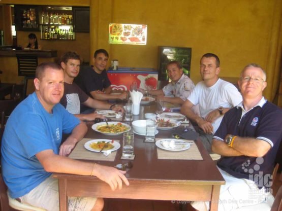 On your OWSI program every Scuba Instructor gets a great Thai lunch