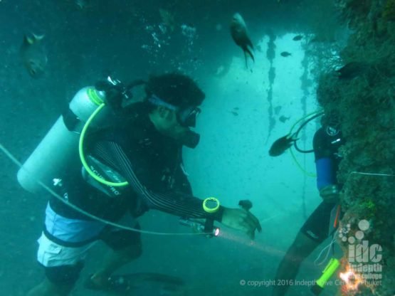 Wreck Specialty Instructor Course on King Cruiser Phuket