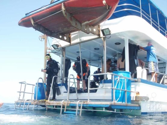 One of the Phuket dive boats we use for PADI Boat Diver Specialty