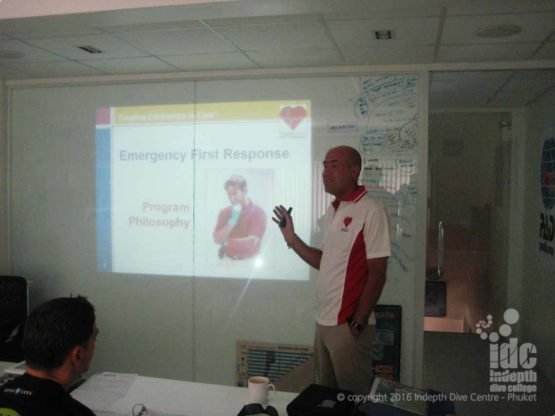EFR Instructor Orientation at Indepth Dive Centre Phuket