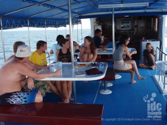 PADI Boat Diver: Scuba Divers love diving from boats on Phuket