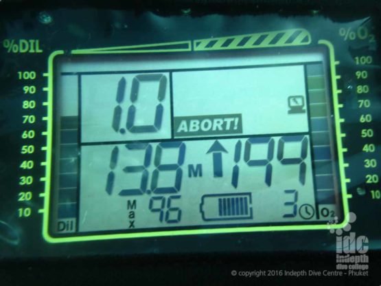 Poseidon Se7en / MKVI primary display giving an ABORT warning